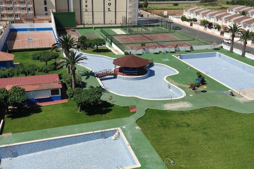 Апартаменты Atico-Duplex En Urb. Penismar En 1ª Linea De Playa Пеньискола Экстерьер фото