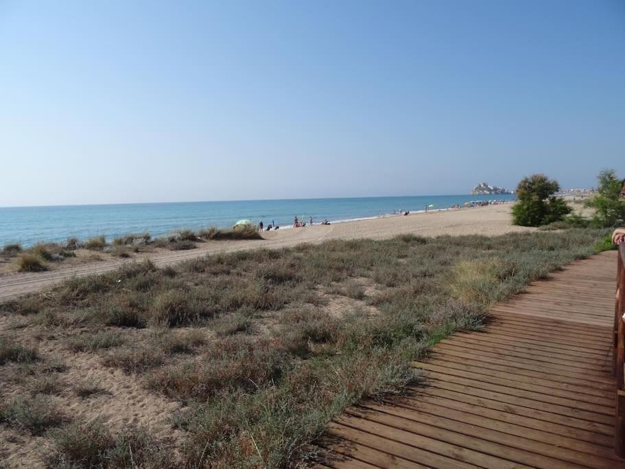 Апартаменты Atico-Duplex En Urb. Penismar En 1ª Linea De Playa Пеньискола Экстерьер фото